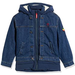 Desigual Boys CHAQ_PACIF Jacket, Blue, 9/10