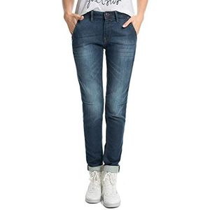 edc by ESPRIT Boyfriend jeans voor dames, boyfit, blauw (C Dark Stone 939)., 32W x 30L