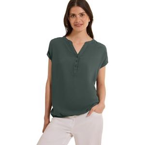 CECIL - Damesblouse - Wit - Viscose