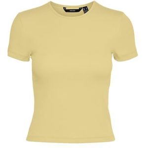 VERO MODA Vmchloe Ss Short JRS Noos Top voor dames, Pineapple Slice, M