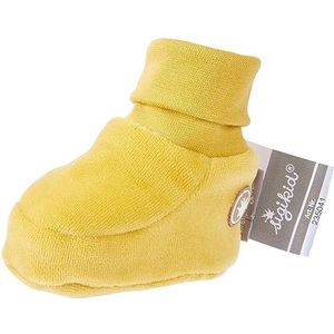 Sigikid Nicki Unisex babyschoenen, gewatteerde klassieke jongens en meisjes stoffen schoenen, geel, 13/15, geel