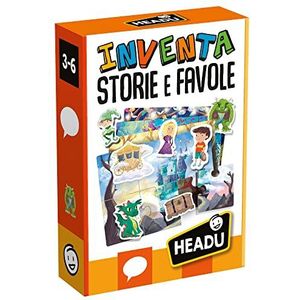 Headu Ontdek verhalen en sprookjes taalkundige creativiteit en fantasie, It22236, educatief spel voor kinderen van 3 tot 6 jaar, gemaakt in Italië