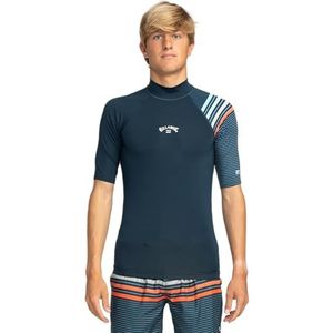 Billabong korte mouw UPF 50 Rash Vest Heren Blauw XXL