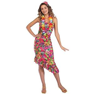 amscan Hawaiiaanse verkleedkostuum voor volwassenen voor dames, roze, 8-10