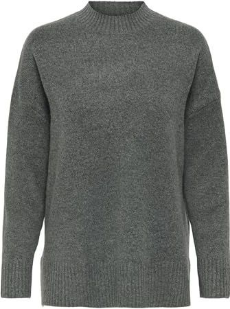 Only - ONLHAZEL - Gebreide Trui - Balsam Green - Hoog Gesloten Hals