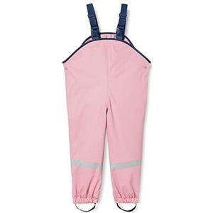 Playshoes Unisex fleece broek met bandjes voor kinderen, Roze pastel., 80
