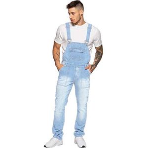 Levi's® Tuinbroek met labelpatch in jeansblauw online kopen | P&C