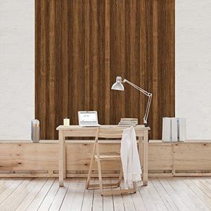 Apalis Vliesbehang hout Amazakou fotobehang vierkant | vliesbehang wandbehang wandschilderij foto 3D fotobehang voor slaapkamer woonkamer keuken | Grootte: 288x288 cm, natuur, 104828
