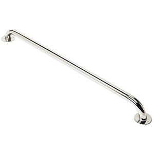 Homecraft Chrome Steel Ringwood Grab Bar, Safety Rail en mobiliteitshulp voor badkamer en douche, ouderen, gehandicapten en gehandicapten gebruikersondersteuning, binnen- en buitenbijlage, 36