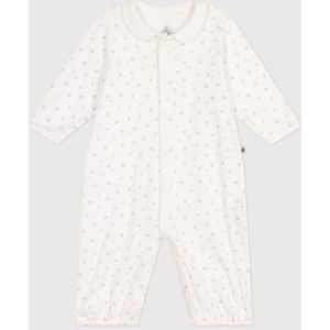 Petit Bateau Uniseks baby combisac, wit/meerkleurig., 3 Maanden