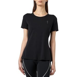 Champion Dames Athletic Club W-Quick-Dry Poly-Tencel Crewneck T-shirt, zwart, medium, zwart, M