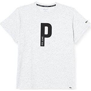 Pepe Jeans Augustin T-shirt voor heren, Beige (Naturel), XS