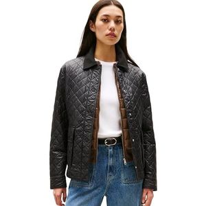 Tommy Hilfiger Puffer Jacket voor dames, Zwart (zwart), XXS