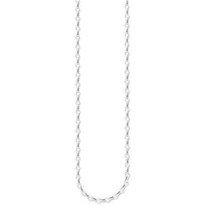 Thomas Sabo Unisex charmketting brede ankerketting Charm Club 925 sterling zilver X0002-001-12, 45,00 cm, emaille, Geen edelsteen