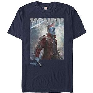 Marvel Unisex GOTG 2-Yondu In Space Organic Short Sleeve T-Shirt, Navy Blue, S, donkerblauw, S
