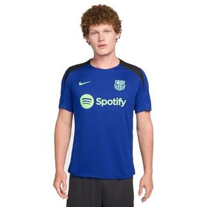 Nike Fc Barcelona Shirt FCB M Nk Df Strk Ss Top K3R, Old Royal/Old Royal/Lime Blast, FQ2609-418, L