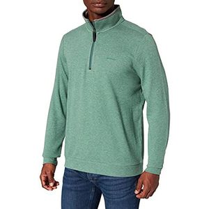Pierre Cardin Heren sweatshirt Stand-up Collar Zip Interlock Doubleface met Tencel sweatshirt