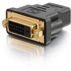 C2G HDMI/DVI-D F/F - interfacekabel/gender-adapter (HDMI, DVI-D DL, vrouwelijk/vrouwelijk, zwart)