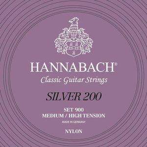 Hannabach 652667 klassieke gitaarsnaren serie 900 Medium/High Tension Silver 200 - Set