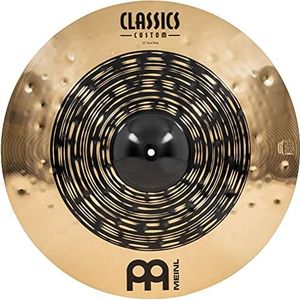 Meinl Classics Custom Dual 22 inch Ride bekken (video) drumbekken (55,88 cm) B12 brons, donkere en briljante afwerking (CC22DUR)