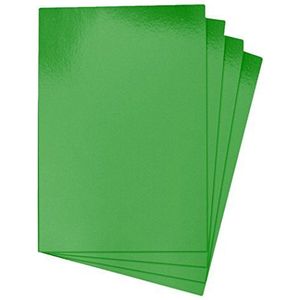 House of Card & Paper A4 220 gsm folie kaart - groen (Pack van 25 vellen)