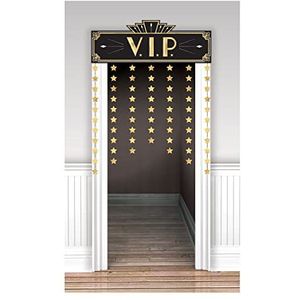 Hollywood G&G VIP Door Curtain 98cm x 1.42m - Glitz & Glam