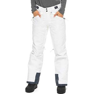 Arctix Premium geïsoleerde sneeuwbroek voor dames, wit, medium (8-10) kort