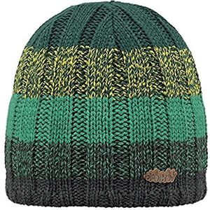 Salewa, muts Luca Beanie, groen (Fantasia Righe Tonalità Verde), 50 cm (1,5-3 jaar)