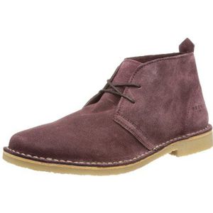 JACK & JONES Heren JJ GOBI Suede PRM Desert Boots, Rode Port Royale, 42 EU