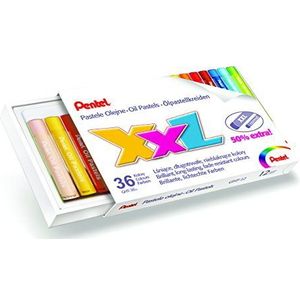 Pentel Oliepastelkrijt XXL formaat 36 kleuren