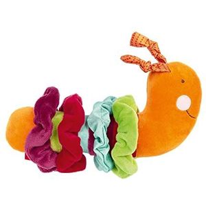 SIGIKID PlayQ 42905 - Educatief speelgoed met rammelaar: grijpen, sorteren, kleuren herkennen, leren, voor kinderen vanaf 6 maanden, meerkleurig, 20 x 12 cm