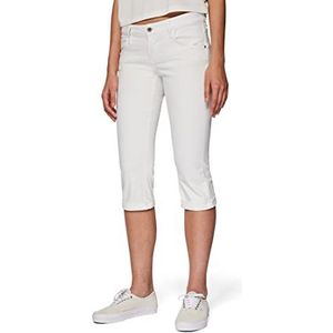 Mavi Dames Alma Straight Jeans, White Str, 32W Regular