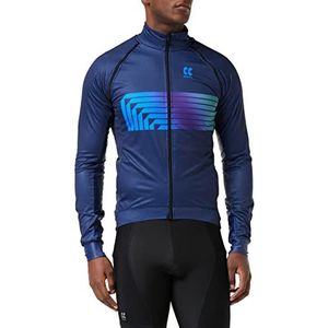 Kalas Motion Z2 Herenjack met lange mouwen, blauw, klein