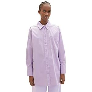 TOM TAILOR Denim Dames blouse met strepen 1032792, 31042 - Lilac Vibe, XS