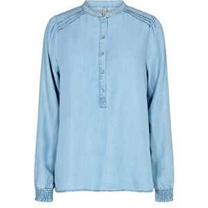 SOYACONCEPT damesblouse, lichtblauw, denim, L