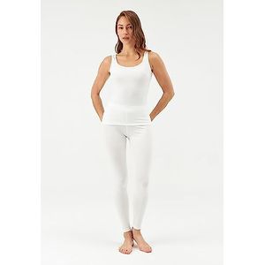 Dagi Basic Thermal Underwear Top T-shirt voor dames, ecru, 40