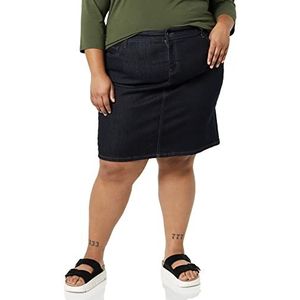 Amazon Essentials Klassieke jeansrok met 5 zakken voor dames (verkrijgbaar in grote maten), spoelwassing, 22 Plus
