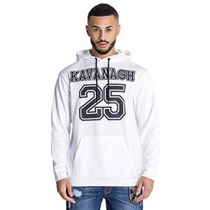 Gianni Kavanagh White The League Oversized hoodie met capuchon voor heren, Wit, XL