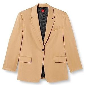 HUGO Women's Agura-1 Jacket, Light Beige270, 42, Lichtbeige 270