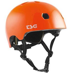TSG Unisex – volwassenen Meta helm, glanzend oranje, S/M