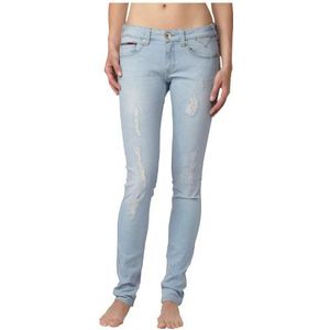 Tommy Jeans Dames SOPHIE SKINNY PADDST / 1657625290 Skinny Jeans, blauw (705 Paradise Destructed Stretch)., 27W x 32L