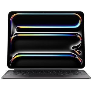Apple iPad Magic Keyboard-hoes voor de 13 inch iPad Pro (M4), comfortabel typen, ingebouwde trackpad, rij functietoetsen, Italiaans - Zwart ​​​​​​​