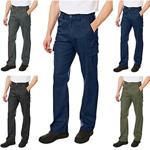 Lee Cooper Heren 205 vracht multipocket vrachtwerk en werkkleding broek, marine, 32"" taille korte pijpen, marineblauw, 32W / 29L