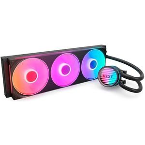 NZXT Kraken Core 360 RGB - AIO CPU waterkoeler - 360 mm radiator - 360 mm Single-Frame ventilator - Compatibel met AMD® AM5/AM4 & Intel® LGA 1851/1700/1200/115X - Zwart