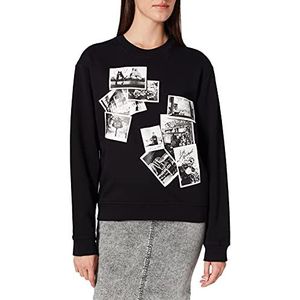 Love Moschino Womens Sweatshirt, Zwart, 44