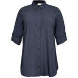 Kaffe - Curve - Tuniek - Midnight Marine - Regular Fit - Lange Mouwen