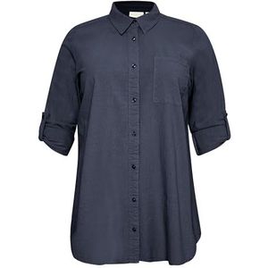 Kaffe - Curve - Tuniek - Midnight Marine - Regular Fit - Lange Mouwen