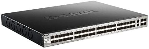 D-Link DGS-3130-54S netwerk-switch Managed L3 Zwart, Grijs