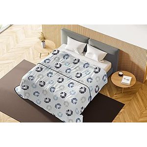 Italian Bed Linen Basic zomer bedrukte quilt, 200x240cm, blazen, dubbel
