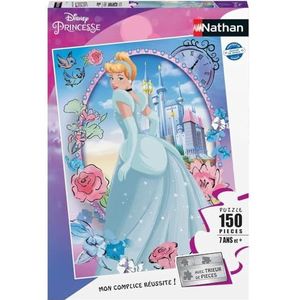 Nathan - Kinderpuzzel - 150 stukjes - Prachtige Assepoester - Disney - Meisjes of jongens vanaf 7 jaar - Hoogwaardige puzzel - dik en duurzaam karton - Assepoester - 86221
